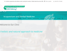 Tablet Screenshot of natureshealing.info